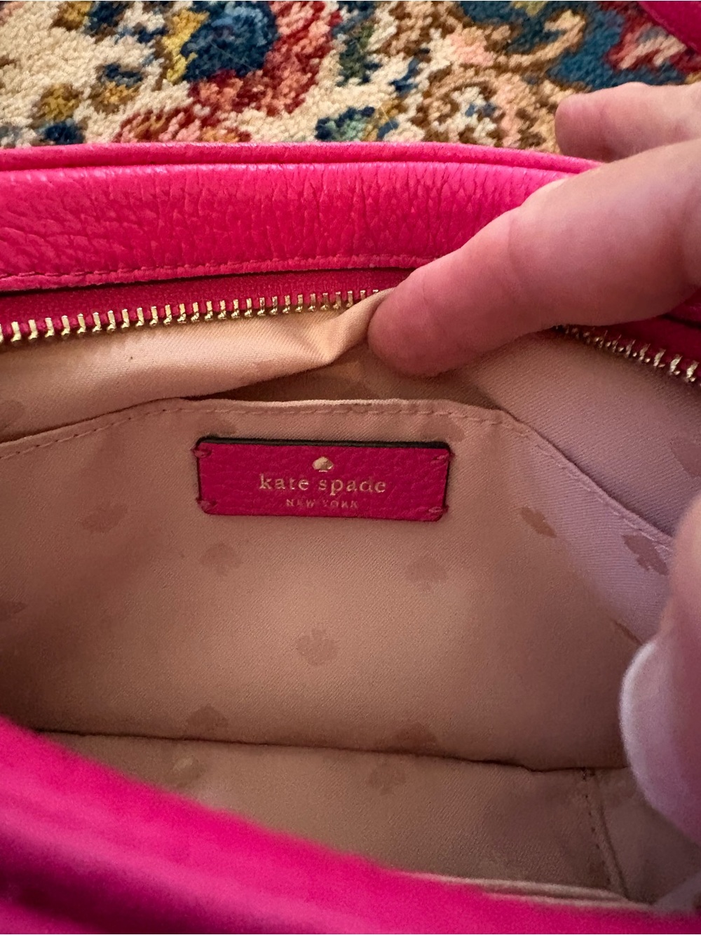 Kate Spade Kourtney Camera Bag Crossbody Pebbled Leather Excellent Condition - Picture 4 of 6